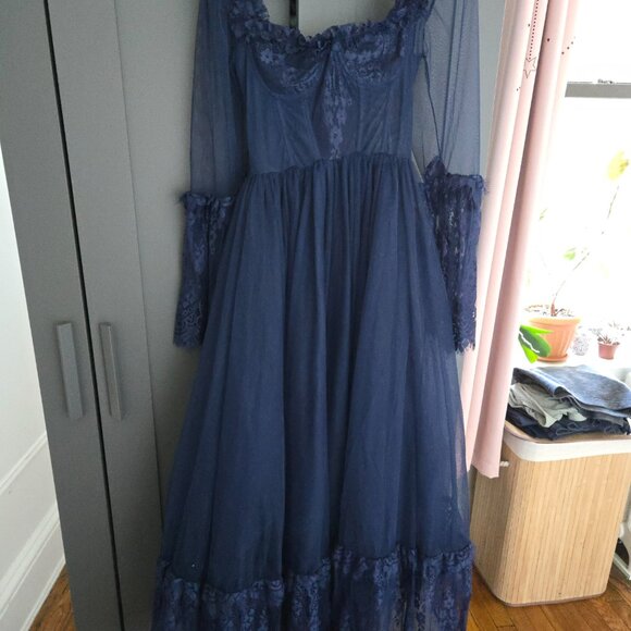 Dolls Kill Dance with Death Maxi Dress - Picture 4 of 6